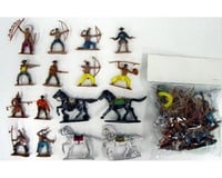 BMC Toys 1/32 Cowboys & Indians Figure Playset #2 (12 w/Wea