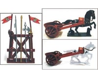 BMC Toys 1/32 Roman Chariot Playset (2 w/2 Horses, Weapons)
