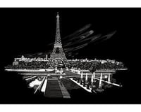Royal Brush Manufacturing Silver Foil Engraving Art Eiffel Tower