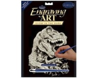 Royal Brush Manufacturing Glow/Dark Foil Engraving Art T-Rex
