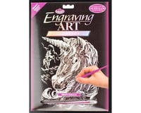 Royal Brush Manufacturing Holographic Foil Engraving Unicorn