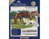 Royal Brush Manufacturing PBN Canvas Horses 11X14