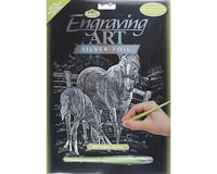 Royal Brush Manufacturing Silver Foil Mare & Foal