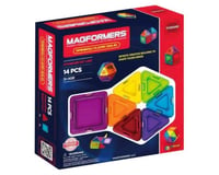 Rainbow Products Magformers Rainbow Clear Solid Set (14-pieces)