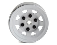 RC4WD Stamped Steel Single 1.55" Stock White Beadlock Wheel