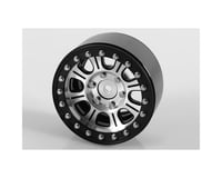 RC4WD Raceline Monster 1.9 Aluminum Beadlock Crawler Wheels (4) (Silver/Black)