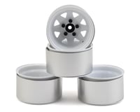 RC4WD 5 Lug Deep Dish Wagon 1.9" Steel Stamped Beadlock Wheels (White)