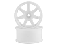 RC Art Evolve GF-R 6-Spoke Drift Wheels (White) (2)