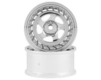 RC Art SSR Formula Aero Spoke Drift Wheels (Chrome Silver) (2)