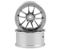 RC Art SSR Reiner Type 10S 5-Split Spoke Drift Wheels (Chrome Silver) (2)