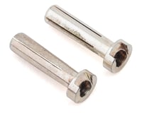 Ruddog 4mm Silver Male Bullet Plug (2) (18mm Long)