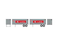 Roundhouse HO 25' Trailers, K-Line (2)