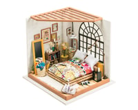 Robotime Rolife DIY Miniature Dollhouse Kit, Alice's Dreamy Bedroom with Furniture