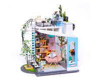 Robotime Rolife Dora's Loft 3D Wooden DIY Miniature Dollhouse Kit