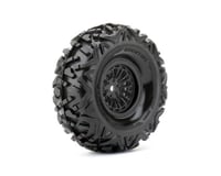 Roapex R/C Booster 1/10 Crawler Tires Mounted on Black 1.9" Wheels,