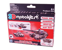 Super Impulse 3D Motokits Punch Out, Assemble, Windup, GO! Toy (Military Series) Jet Fighter, Helicopter, Tank, Classic 