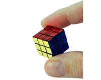 Super Impulse (5029) World's Smallest 40th Anniversary Rubik's Cube Metallic