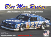 Street Jam SALVINOS JR MODELS 1/24 Blue Max Racing 1986 Pontiac 2+2 driven by Rusty Wallace