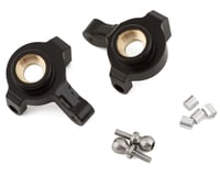 ST Racing Concepts Axial SCX24 Brass Steering Knuckles (Black) (2)