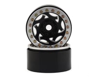SSD RC 1.9” Champion Beadlock Wheels (Black/Silver)