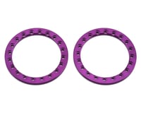 SSD RC 1.9” Aluminum Beadlock Rings (Purple) (2)