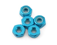 Tamiya Low Profile 3mm Aluminum Lock Nut (Blue)
