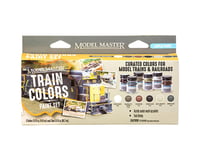 Testors Model Master 6 Color Paint Set, Train Colors