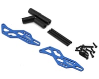 ☆team Losi／ミニＬＳＴ☆１／１８盆栽に☆部品取り２台セット✨ Treal Hobby Losi Mini LMT Aluminum Wheelie Bar Set (Black