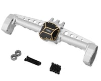 Dilwe Kit Assi Portali CNC Per Axial SCX10 I/II/III 90046 90047 – Assi Anteriori E Posteriori In Alluminio Con Bloccaggio Differenziale, Nero, Scala 1/10