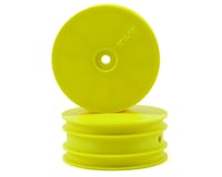 Team Losi Racing 12mm Hex 1/10 4WD Front Buggy Wheels (2) (Yellow) (22-4)