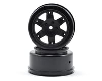 Team Losi Racing 12mm Hex Short Course Wheels (Black) (2) (22SCT/TEN-SCTE)