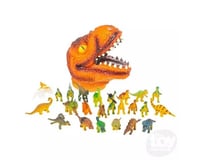 The Toy Network DINOSAUR SET WITH T-REX HEAD CASE