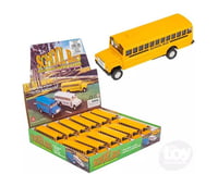 The Toy Network 5In Diecast Pull Back School Bus 12Pcs