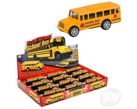 The Toy Network 3.5IN DIECAST PULL BACK SCHOOL BUS