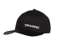 Traxxas Flex Hat Curve Bill Blk/Wht Sm Traxxas Logo