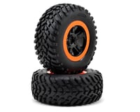 Traxxas Robby Gordon Tire & Wheel (2) (Rear) (Orange) (Standard)