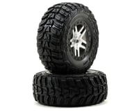 Traxxas Kumho Venture MT Rear Tires (2) (Satin Chrome) (S1)