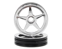Traxxas Front 5-Spoke Wheel Set (Chrome) (2)