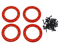 Traxxas Aluminum 1.9" Beadlock Rings (Red) (4)