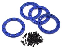 Traxxas Aluminum 1.9" Beadlock Rings (Blue) (4)