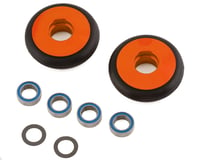 Traxxas Bandit/Rustler/Stampede 2WD Aluminum Wheelie Bar Wheels (Orange) (2)