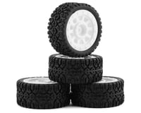 UDI RC 1/16 Pre-Mounted Treaded Tires (White) (4)