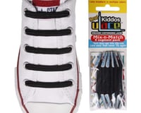 U-Lace Kiddos ULace Sneaker Customizing Laces 6 pack (For 1 shoe) (Black)
