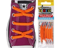 U-Lace Kiddos ULace Sneaker Customizing Laces 6 pack (For 1 shoe) (Neon Orange)