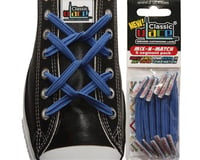 U-Lace Classic No-Tie Shoe Laces Bright Blue Mix & Match 6 Pcs. - 1 Pack a Shoe
