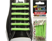 U-Lace Classic No-Tie Customized Sneaker Shoe Laces Bright Green Mix & Match 6 Pcs. - 1 Pack Per Shoe