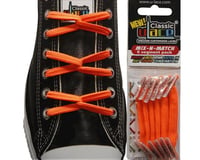 U-Lace Classic No-Tie Customized Sneaker Shoe Laces Neon Orange Mix & Match 6 Pcs. - 1 Pack Per Shoe
