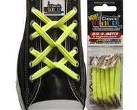 U-Lace Classic No-Tie Customized Sneaker Shoe Laces Neon Yellow Mix & Match 6 Pcs. - 1 Pack Per Shoe