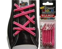U-Lace Classic No-Tie Customized Sneaker Shoe Laces Shocking Pink Mix & Match 6 Pcs. - 1 Pack Per Shoe