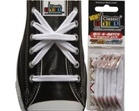U-Lace Classic No-Tie Customized Sneaker Shoe Laces White Mix & Match 6 Pcs. - 1 Pack Per Shoe